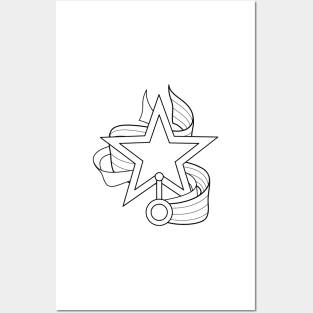 Cute Magic Star Wands Posters and Art